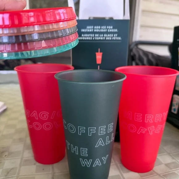 STARBUCKS COLD CUPS. Brand new . Sold out - Picture 8 of 9